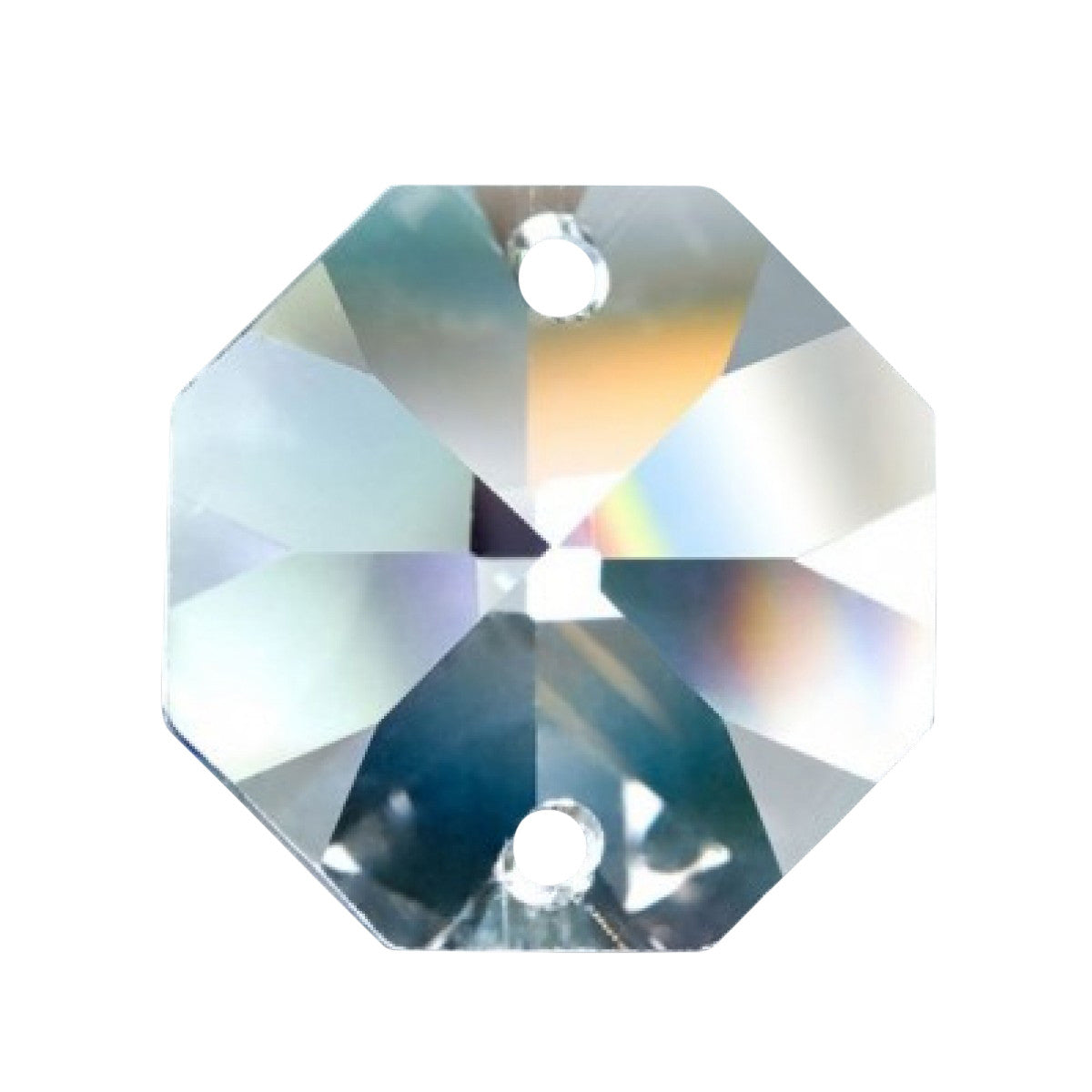 Sea Sapphire Crystal Suncatcher Hollow Moon Octagonal Beads - Temu